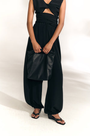 Buco L, bolso grande de piel negro