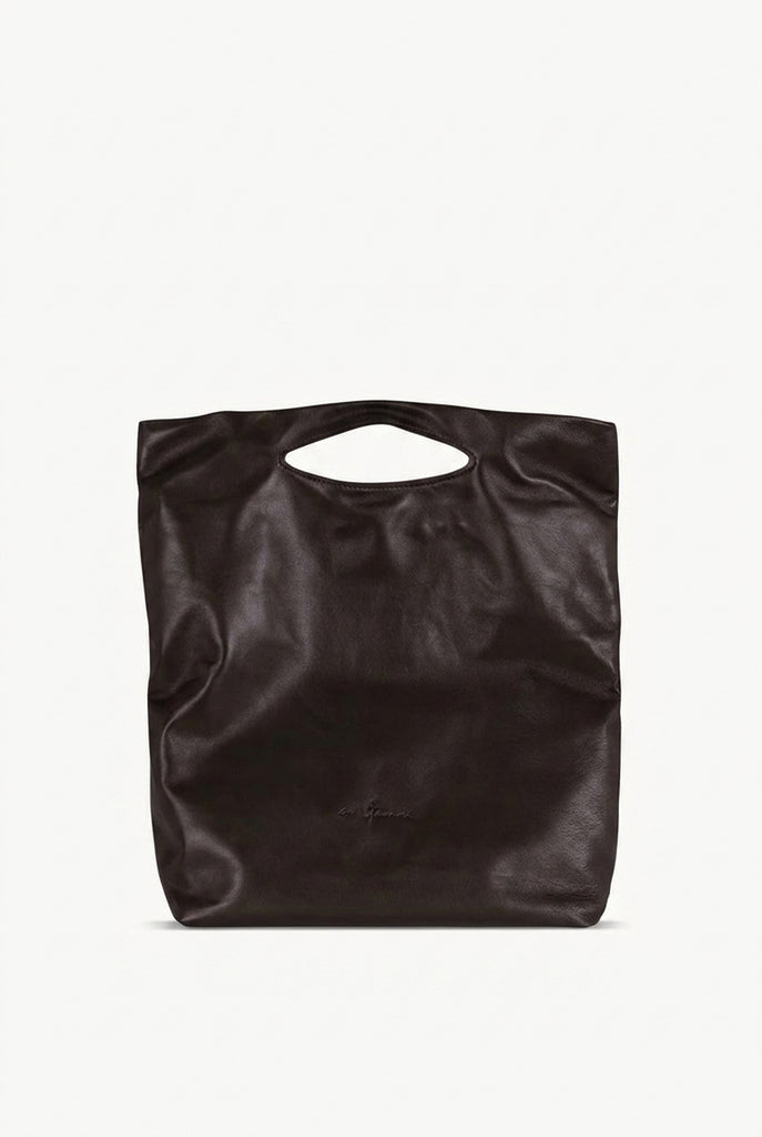 Buco, bolso de piel marron oscuro
