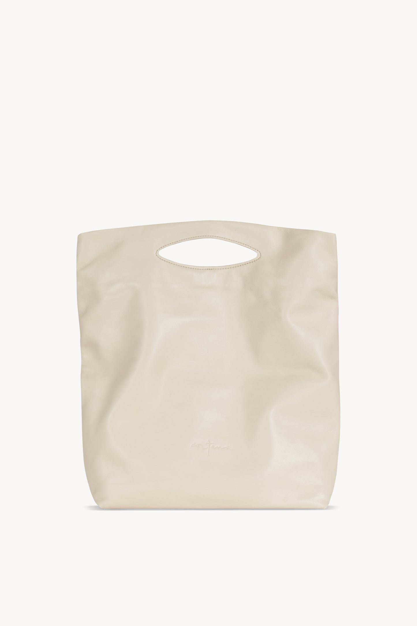 Buco L, bolso grande de piel arena
