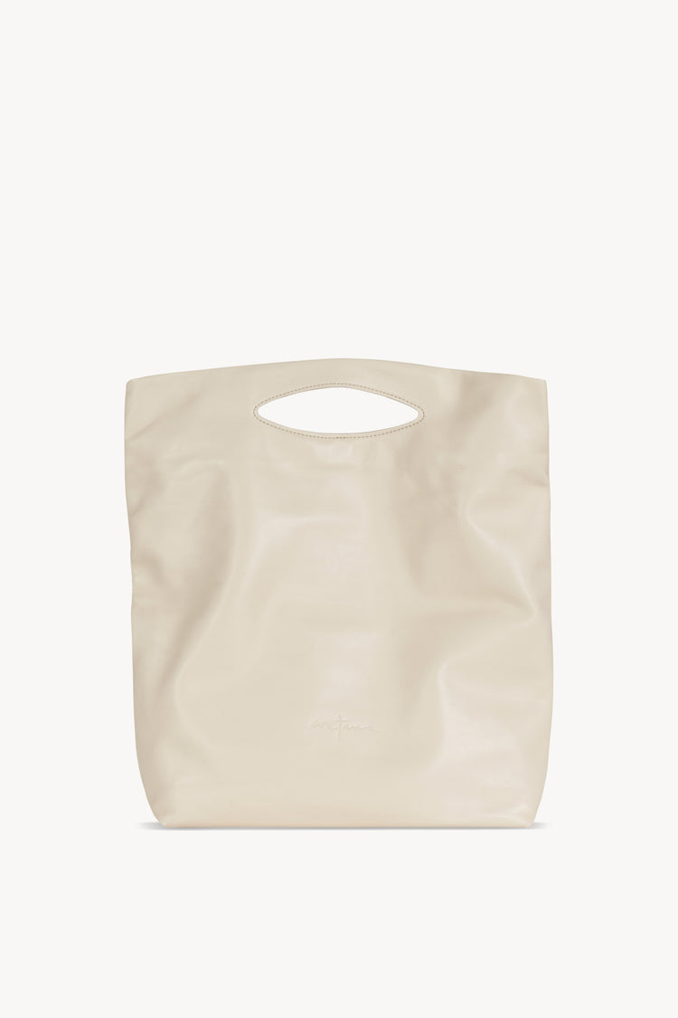 Buco L, bolso grande de piel arena
