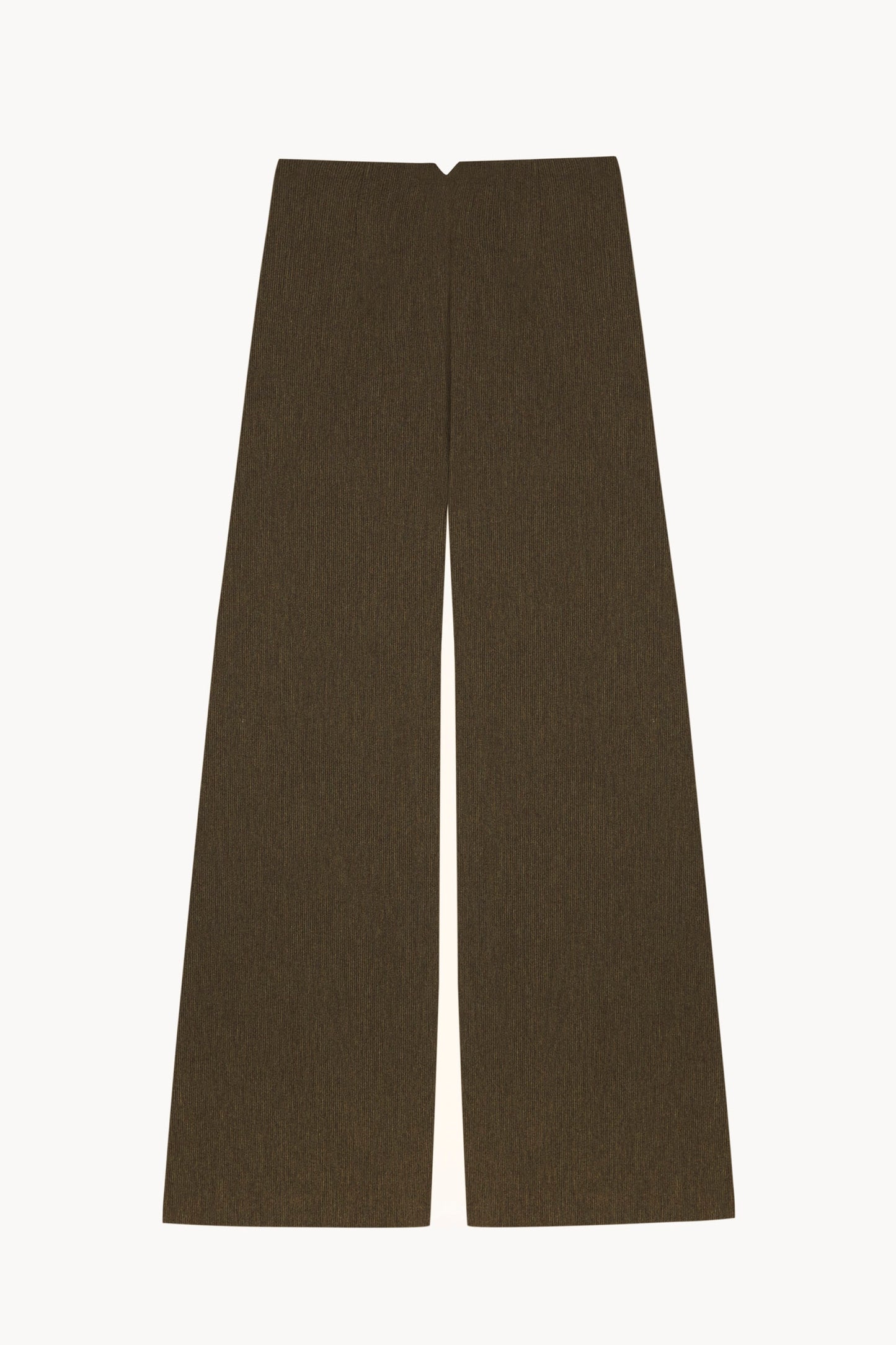 Camino, pantalon de lana virgen verde melange