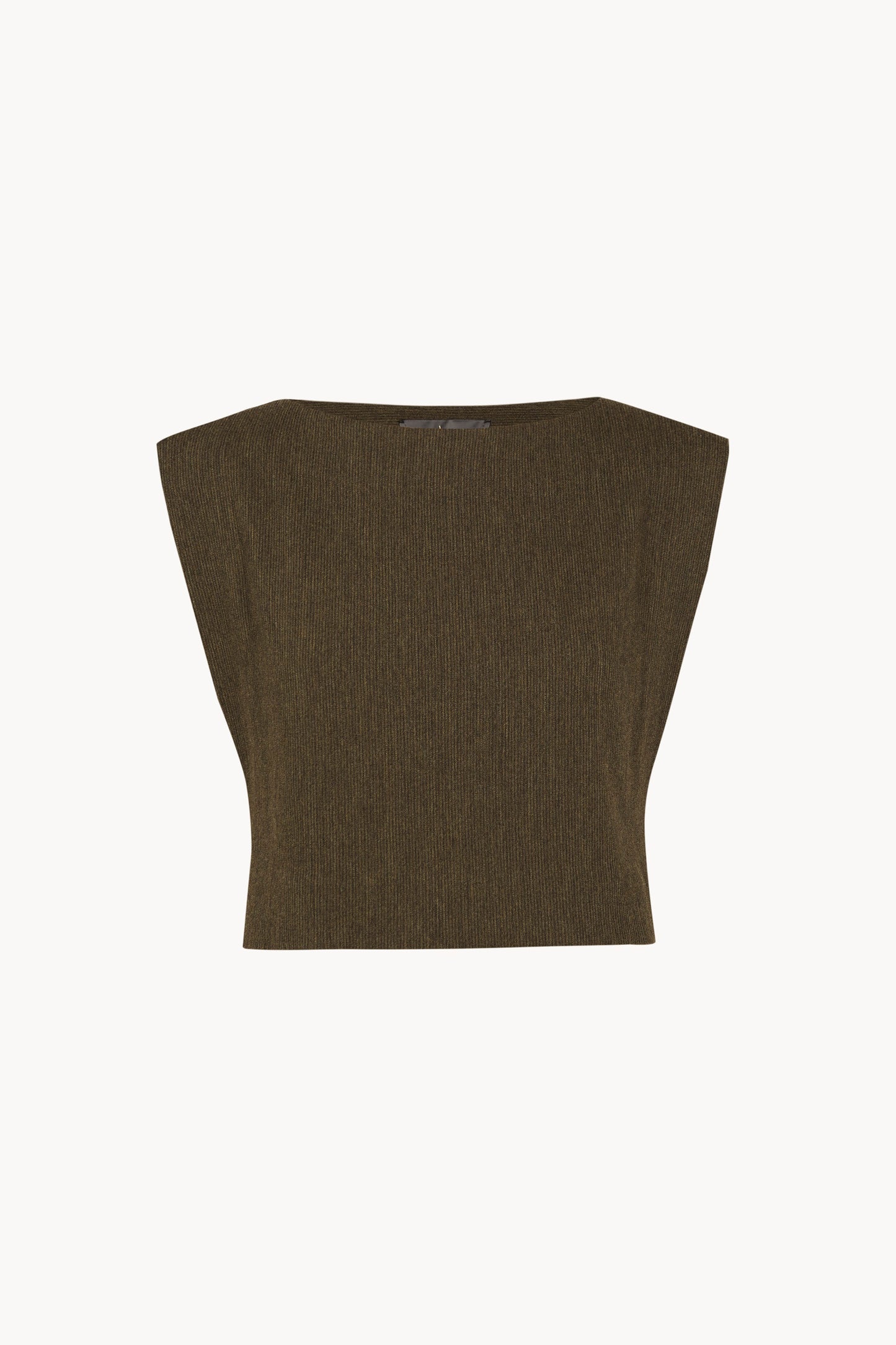 Camino, green melange virgin wool top