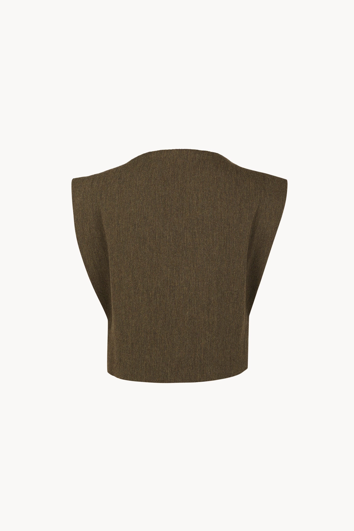 Camino, green melange virgin wool top