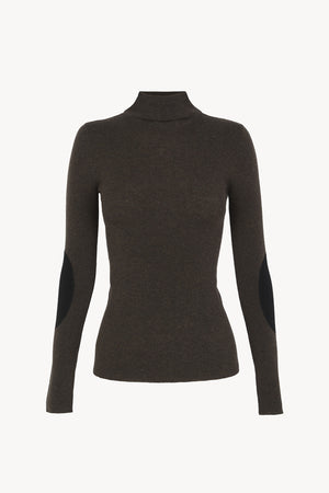 Cano, brown and black turtleneck sweater