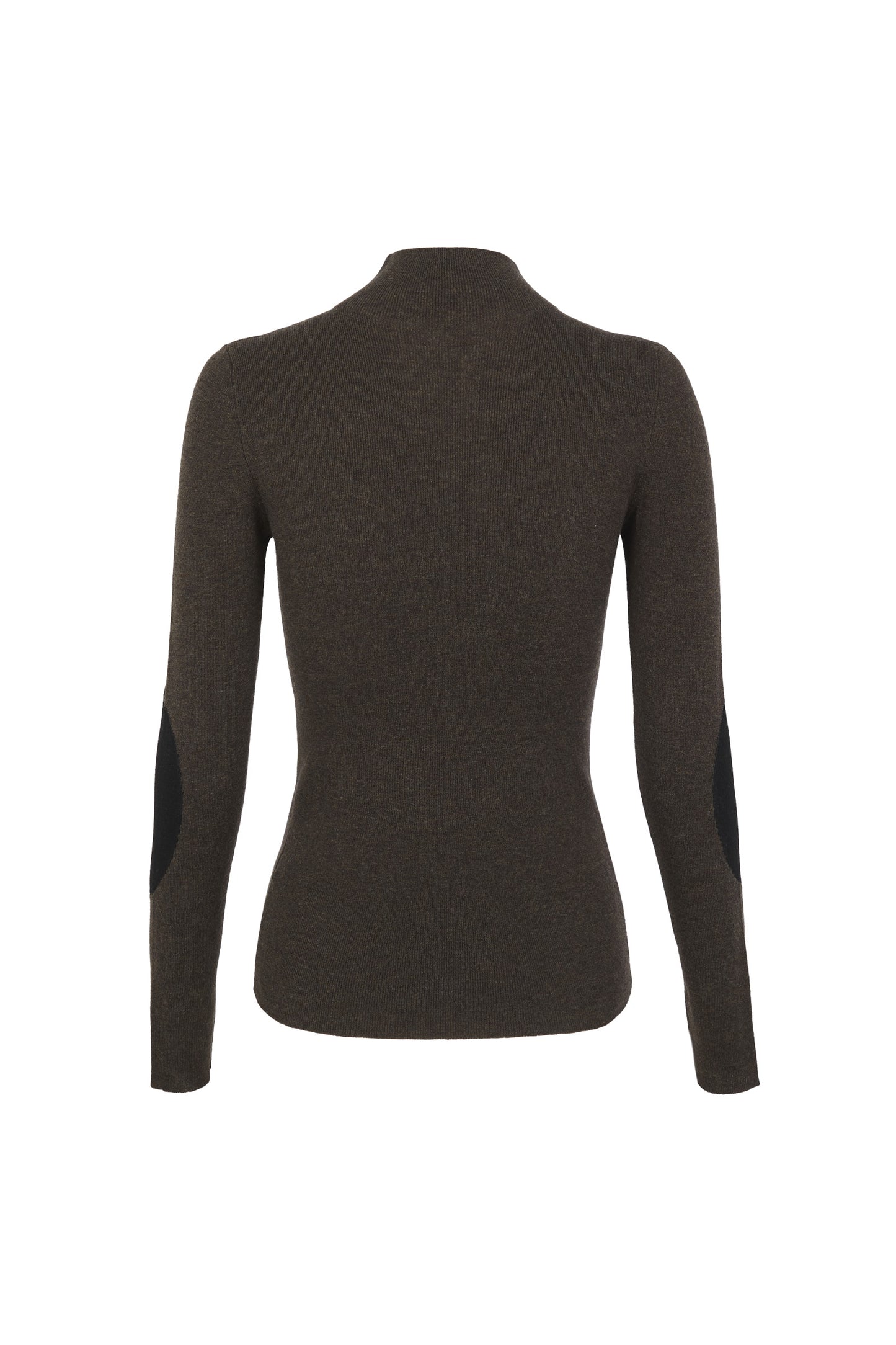 Cano, brown and black turtleneck sweater