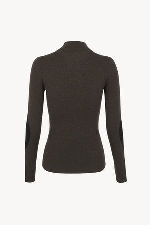 Cano, brown and black turtleneck sweater