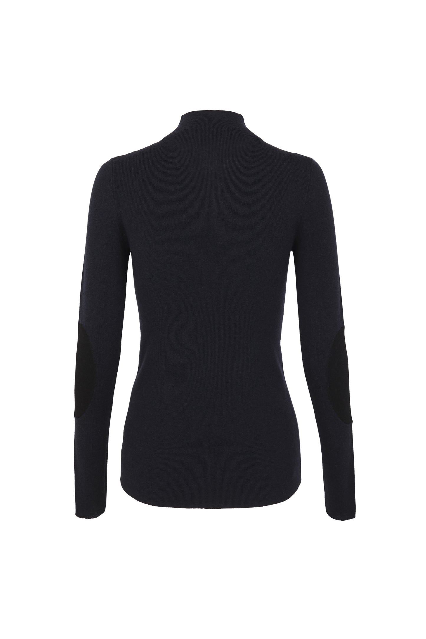 Cano, blue turtleneck jumper