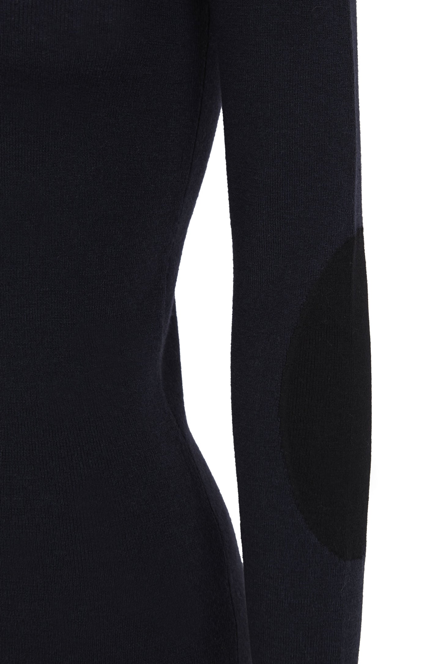 Cano, blue turtleneck jumper