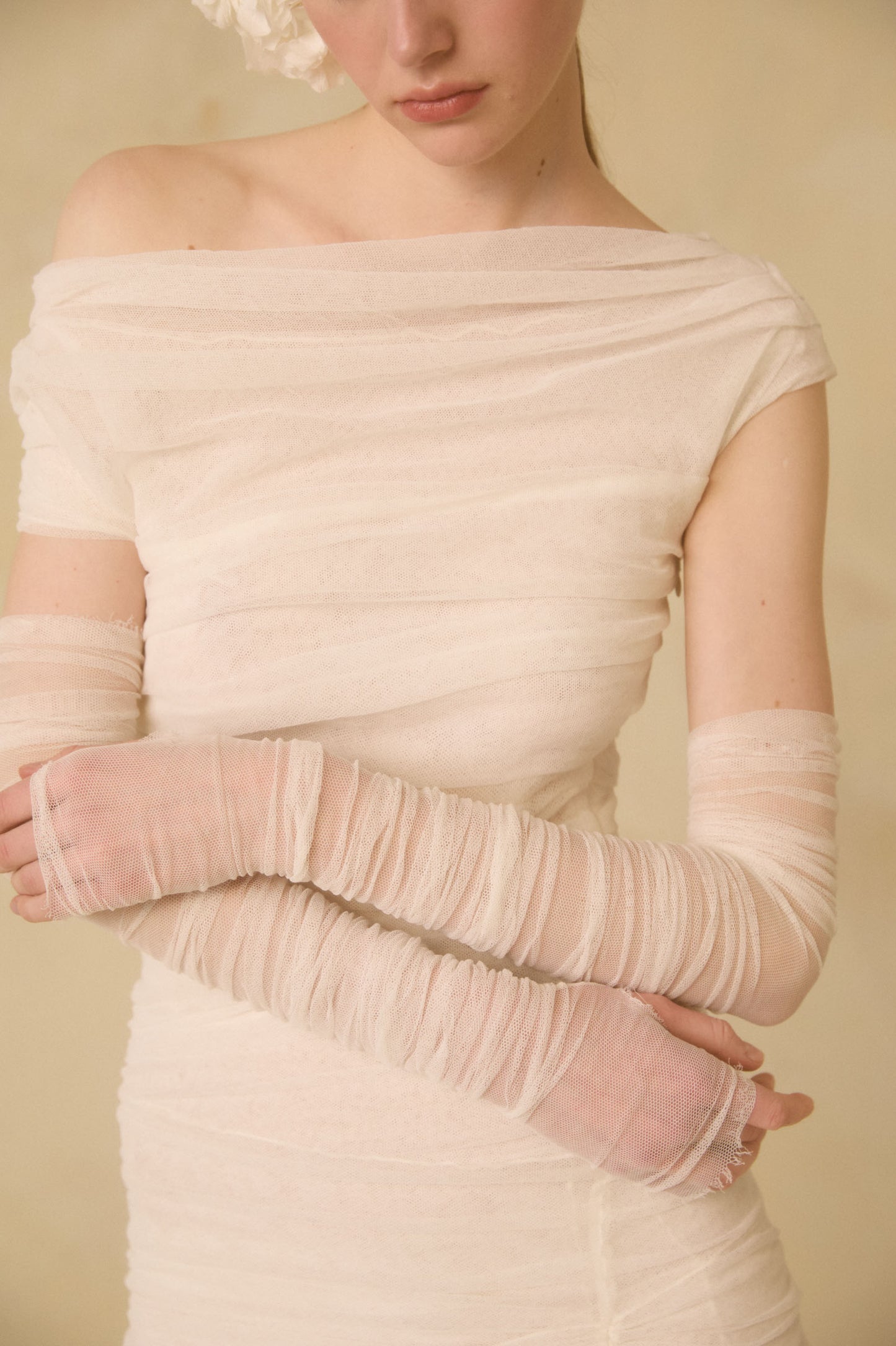 Caracola dress and mittens