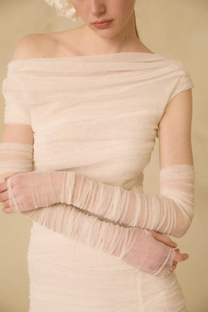 Caracola dress and mittens