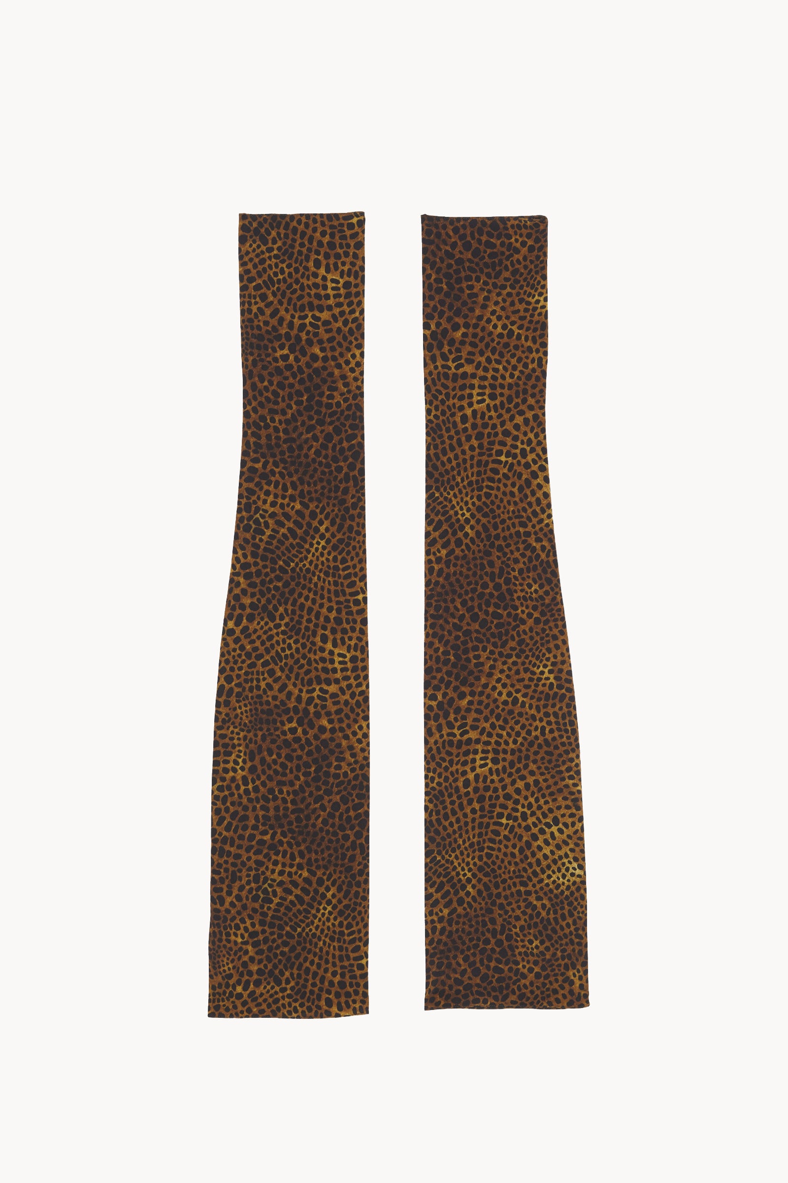 Carey, mitones en seda animal print