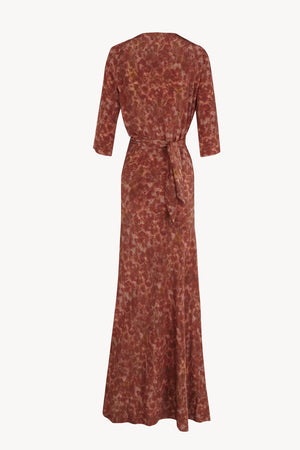 Carla, espurna print silk dress