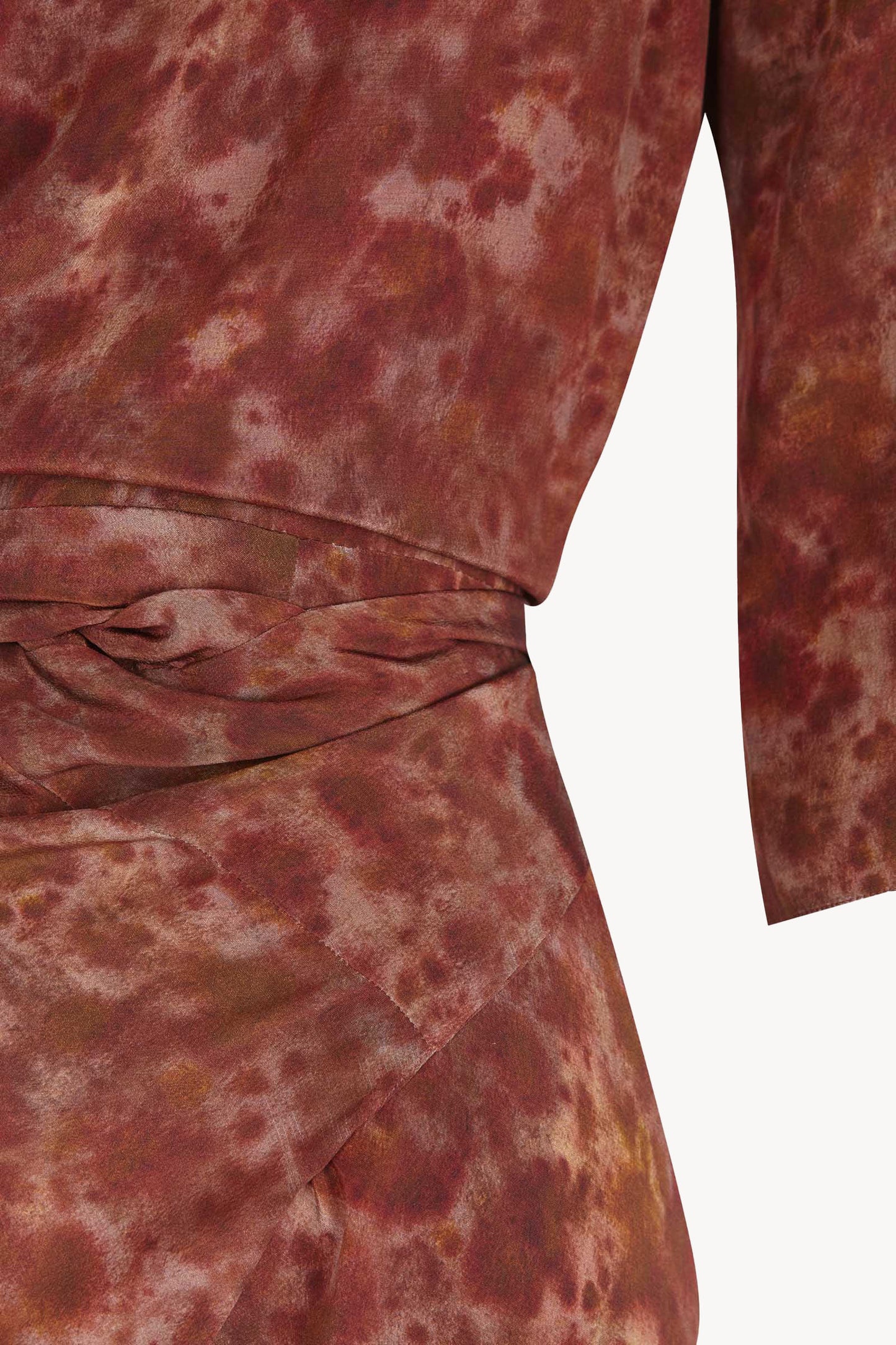 Carla, espurna print silk dress