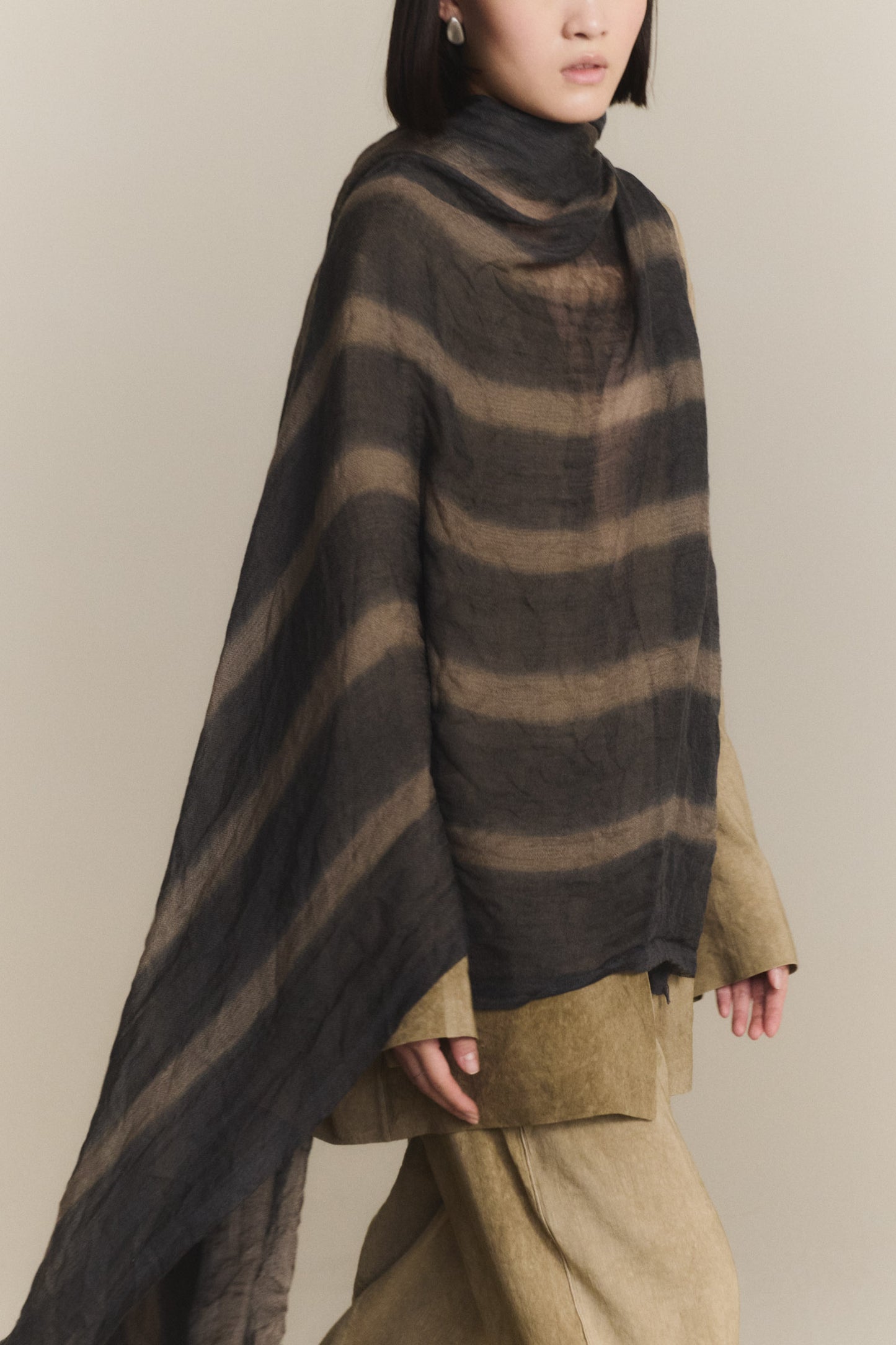 Ursula, foulard a rayas orea print