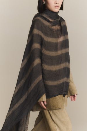 Ursula, foulard a rayas orea print