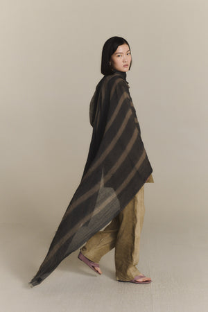 Ursula, foulard a rayas orea print