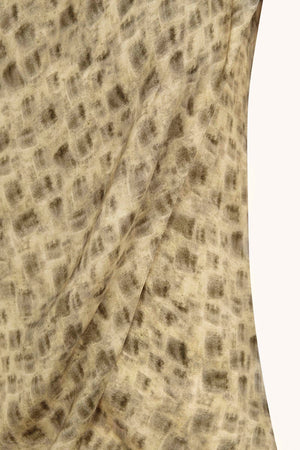 Cassiopea, cuprò chroma print crossover top
