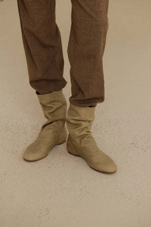 Ciel w, botines planos verde kaki