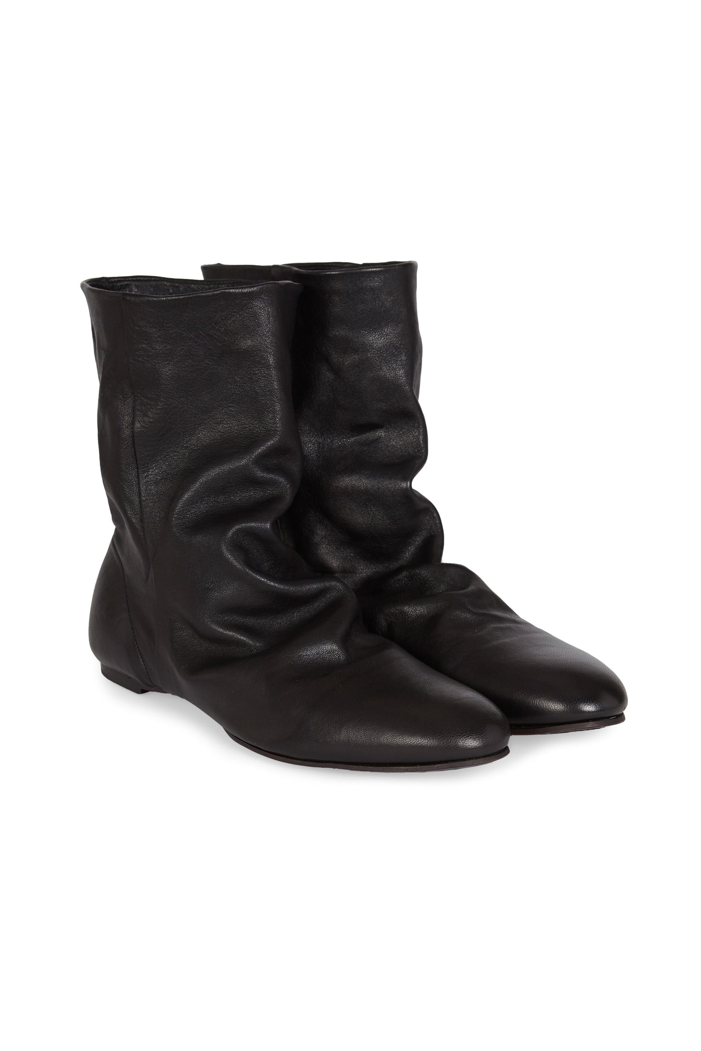 Ciel, black flat ankle boots