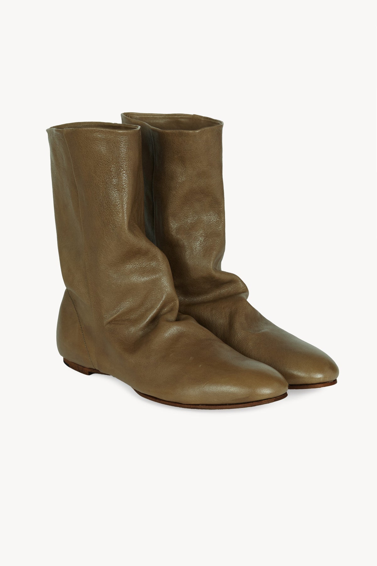 Ciel w, botines planos verde kaki