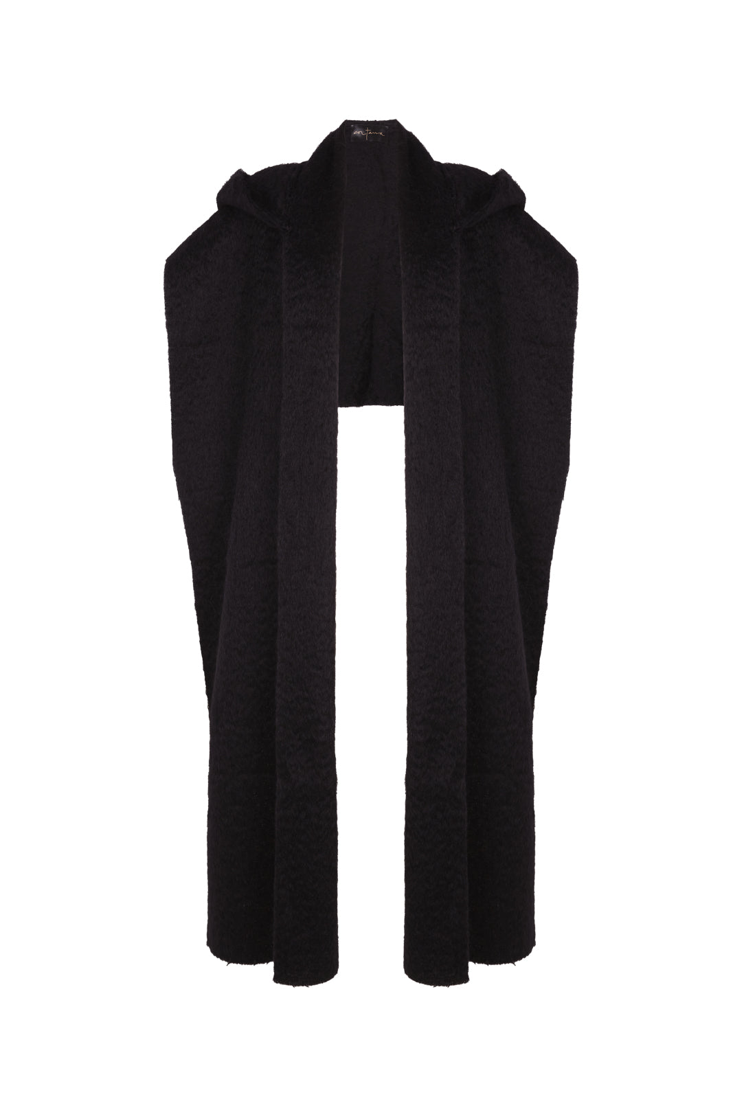 Ciel, black mohair hood