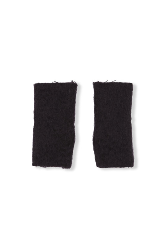 Ciel, mitones de mohair negro