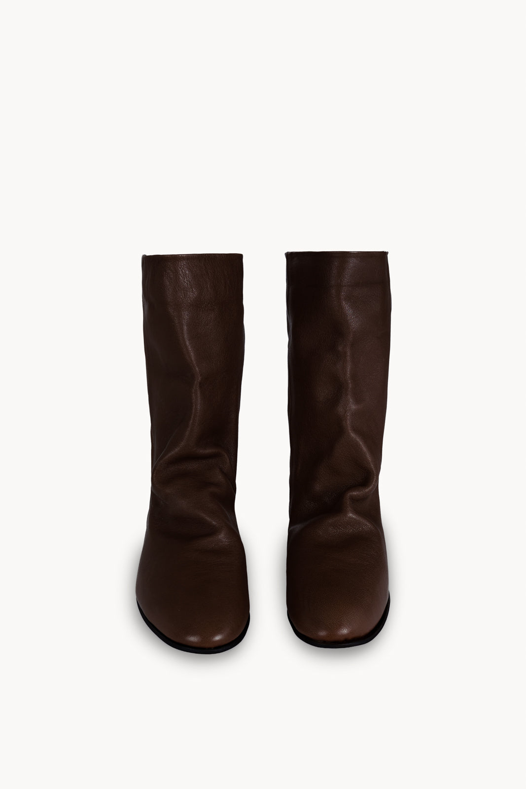 Ciel w, dark brown flat ankle boots