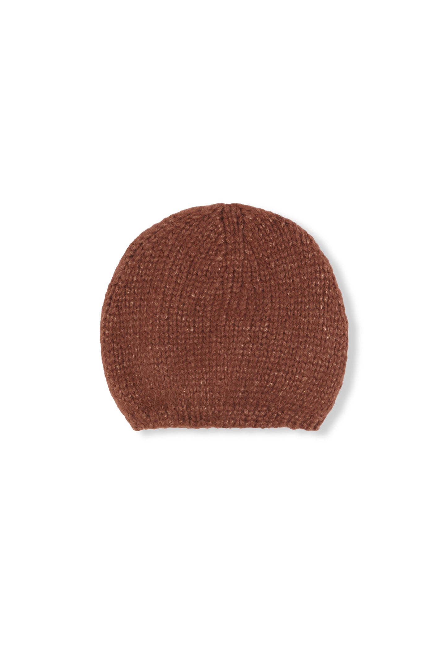 Circ, gorro de punto baby alpaca y seda blush