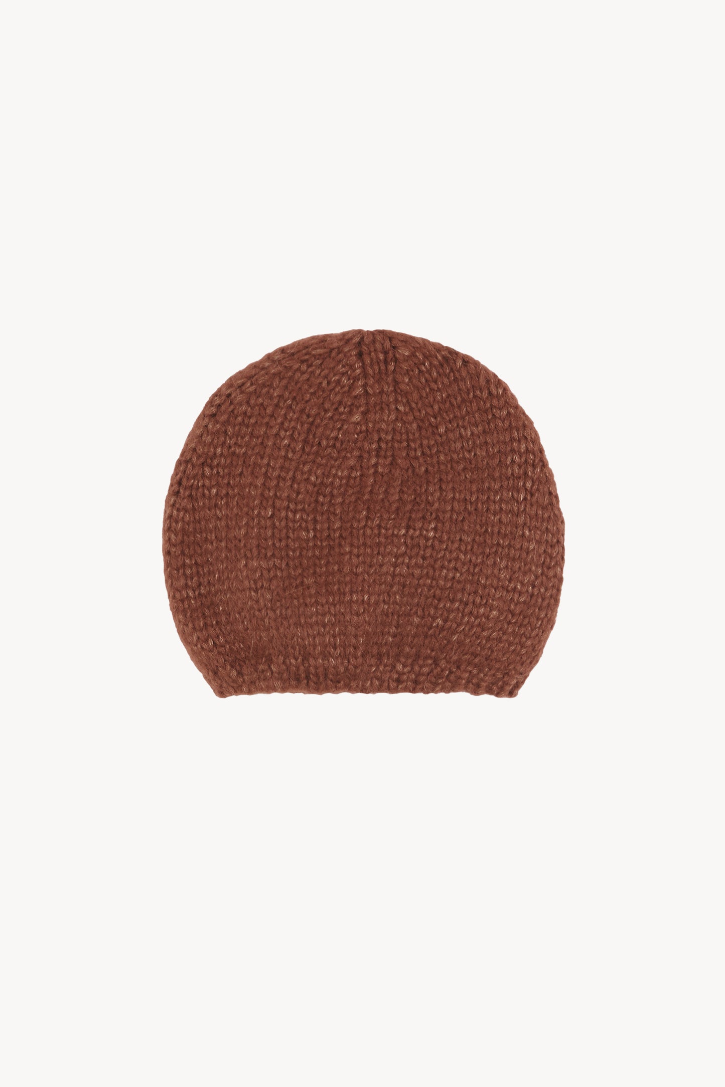 Circ, gorro de punto baby alpaca y seda blush