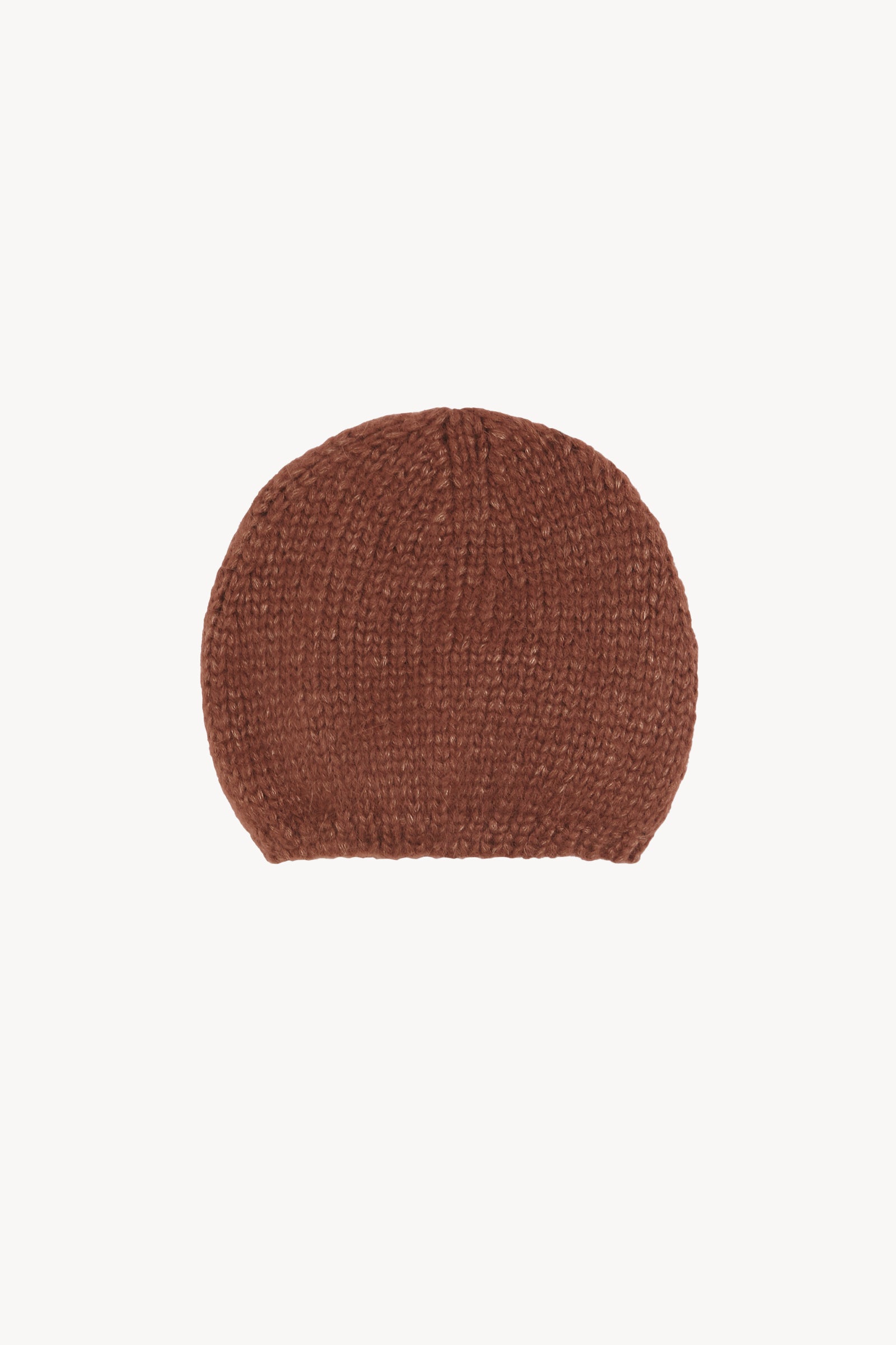 Circ, gorro de punto baby alpaca y seda blush