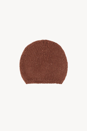 Circ, gorro de punto baby alpaca y seda blush