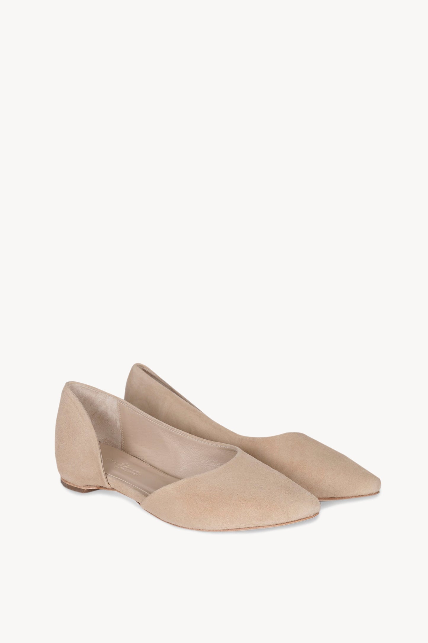 Circe, beige suede ballerina