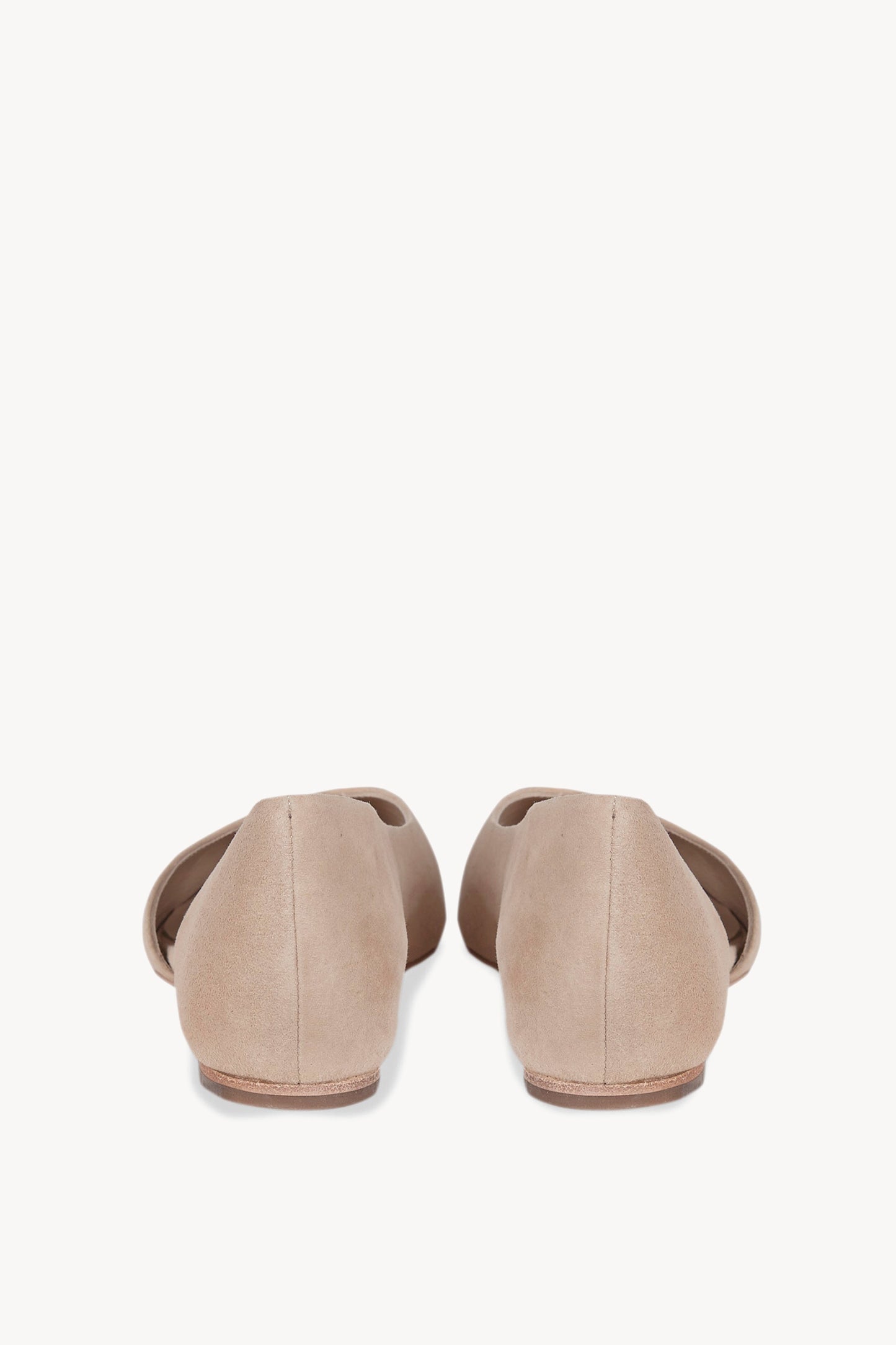 Circe, beige suede ballerina
