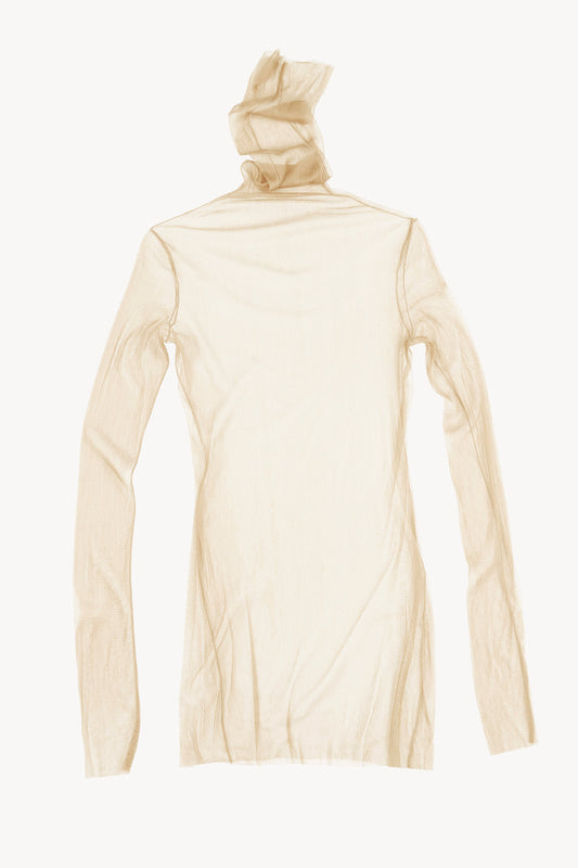 cisne de tul, top champagne