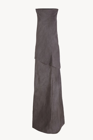 Constanza, vestido malva maltinto