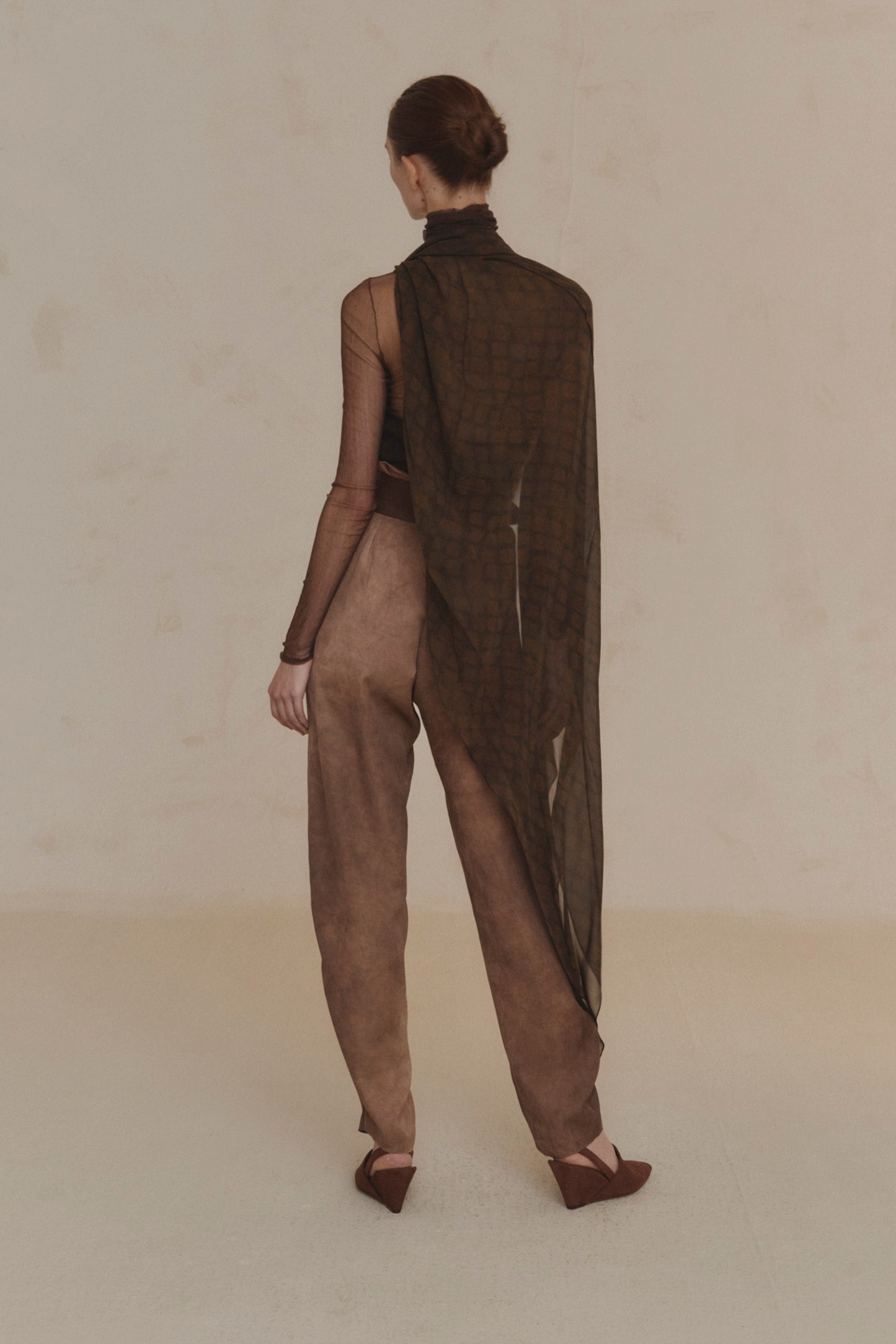 Umbra, tobacco wedge sandal