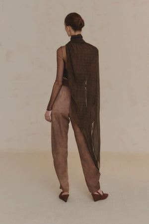 Umbra, tobacco wedge sandal