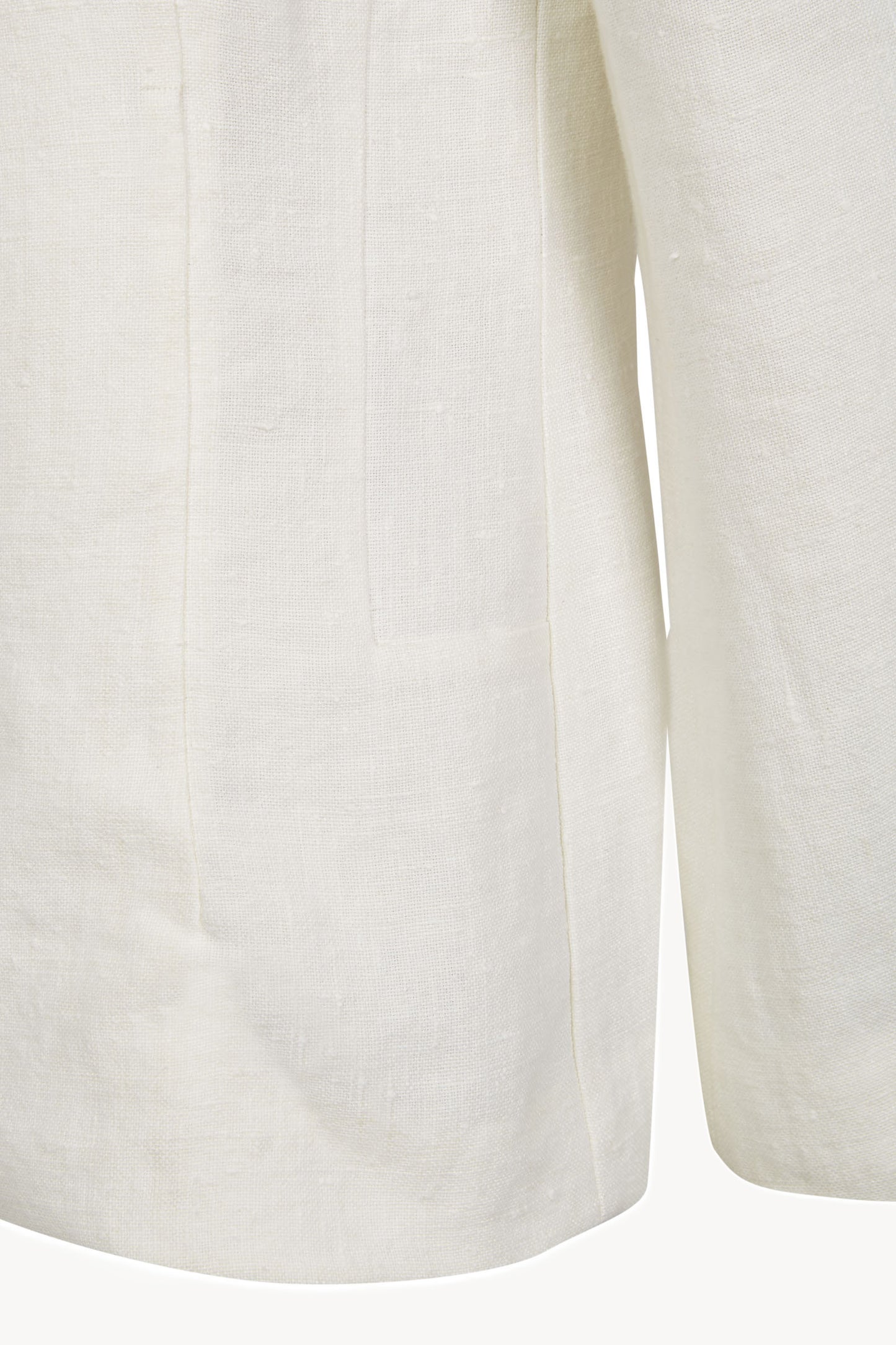 Costa, chaqueta de lino marfil