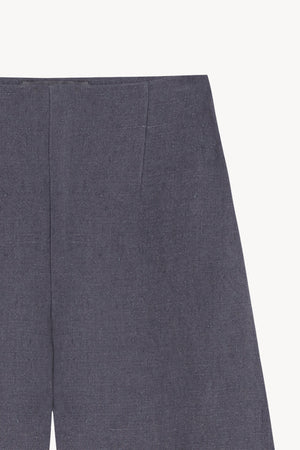 Costa, pantalon de lino azul empolvado