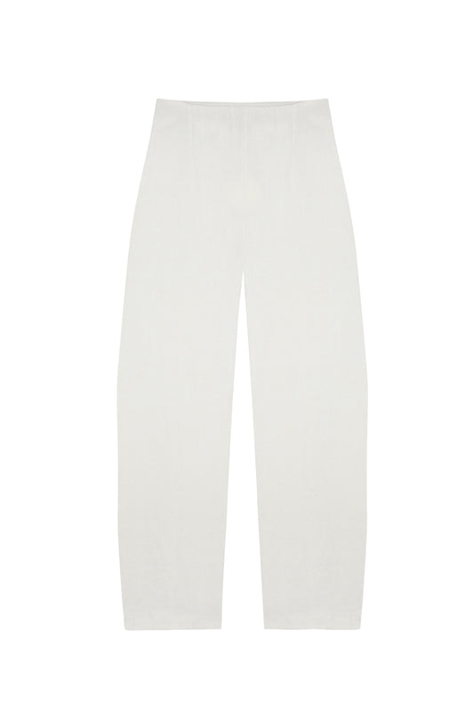 Costa, pantalon de lino marfil