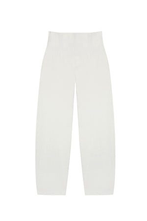 Costa, ivory linen pants