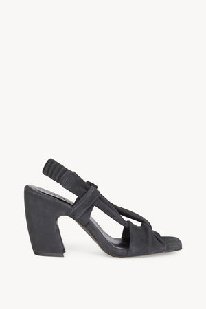 Costa, graphite suede sandal