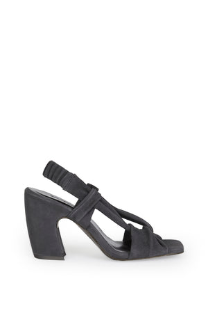 Costa, graphite suede sandal