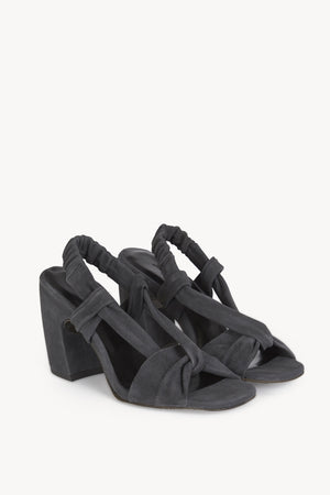 Costa, graphite suede sandal