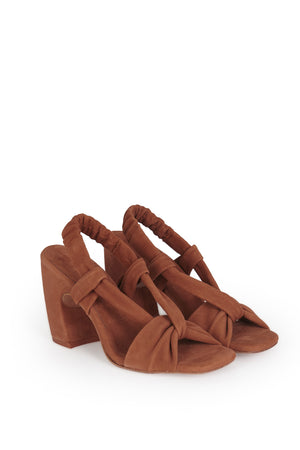 Costa, terracota suede sandal