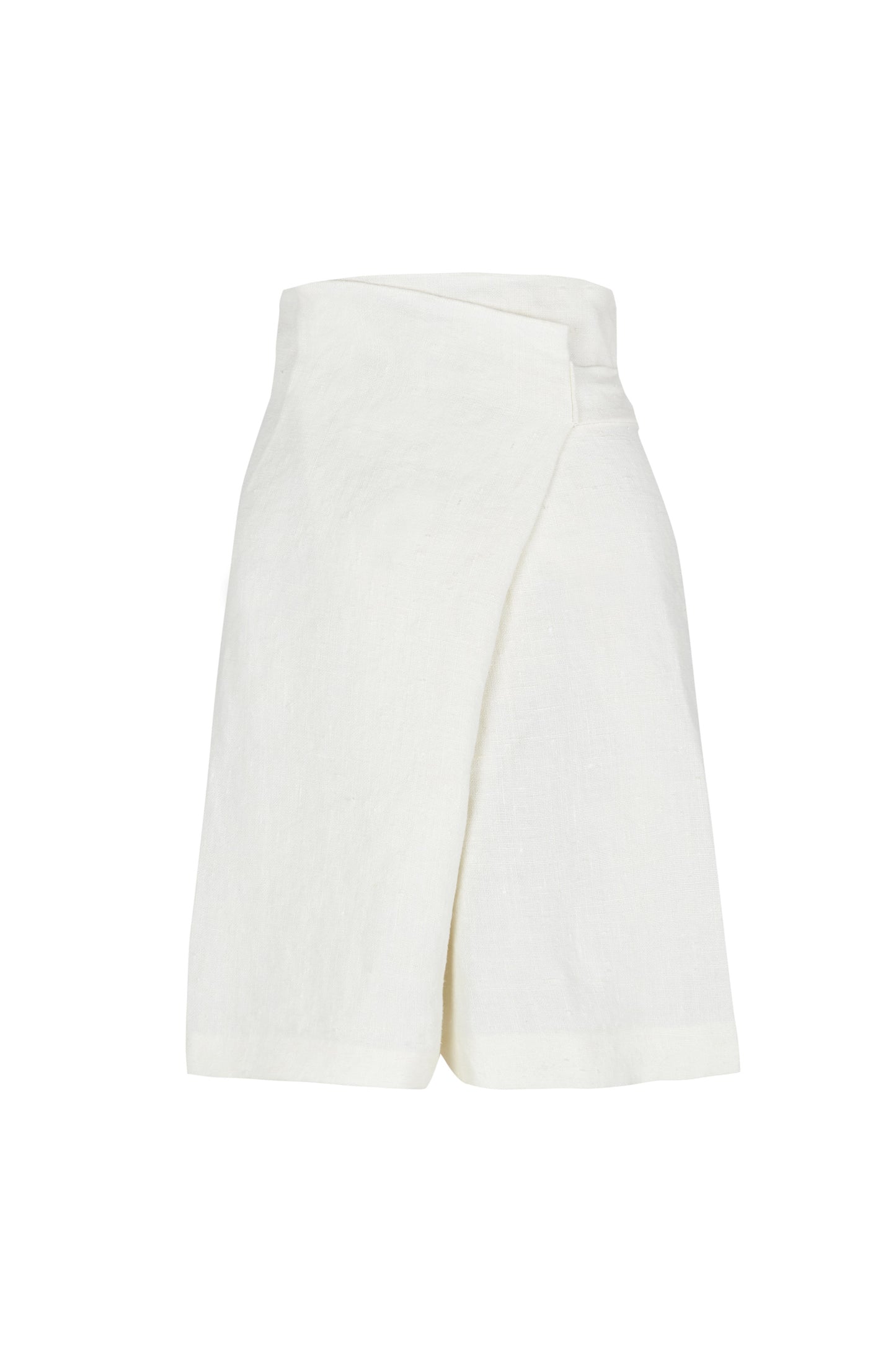 Costa, ivory linen shorts