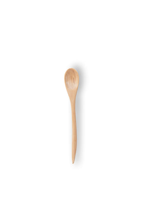 Mini coffee spoon made of olive wood