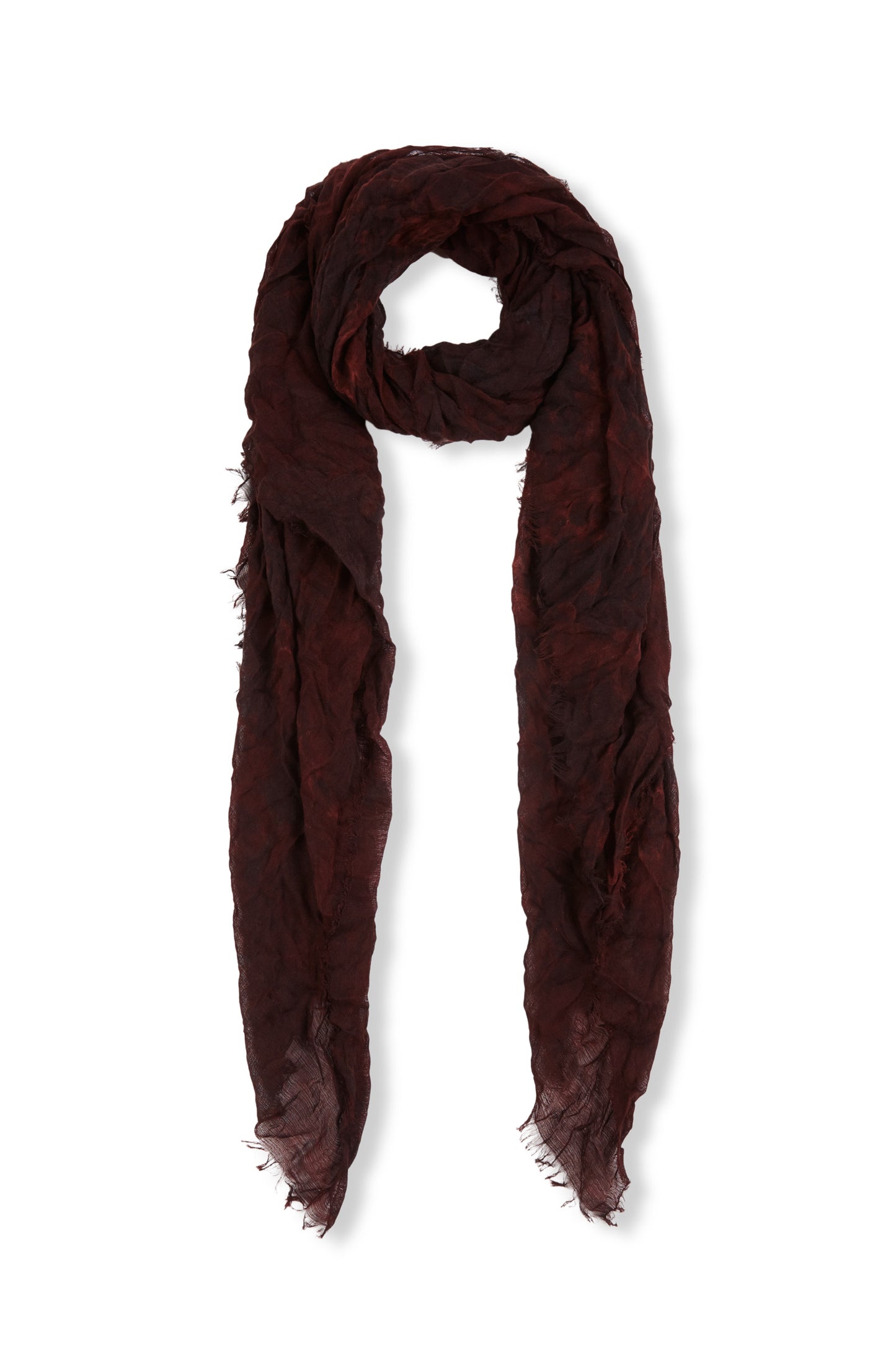 Cuento, burgundy and dark blue foulard