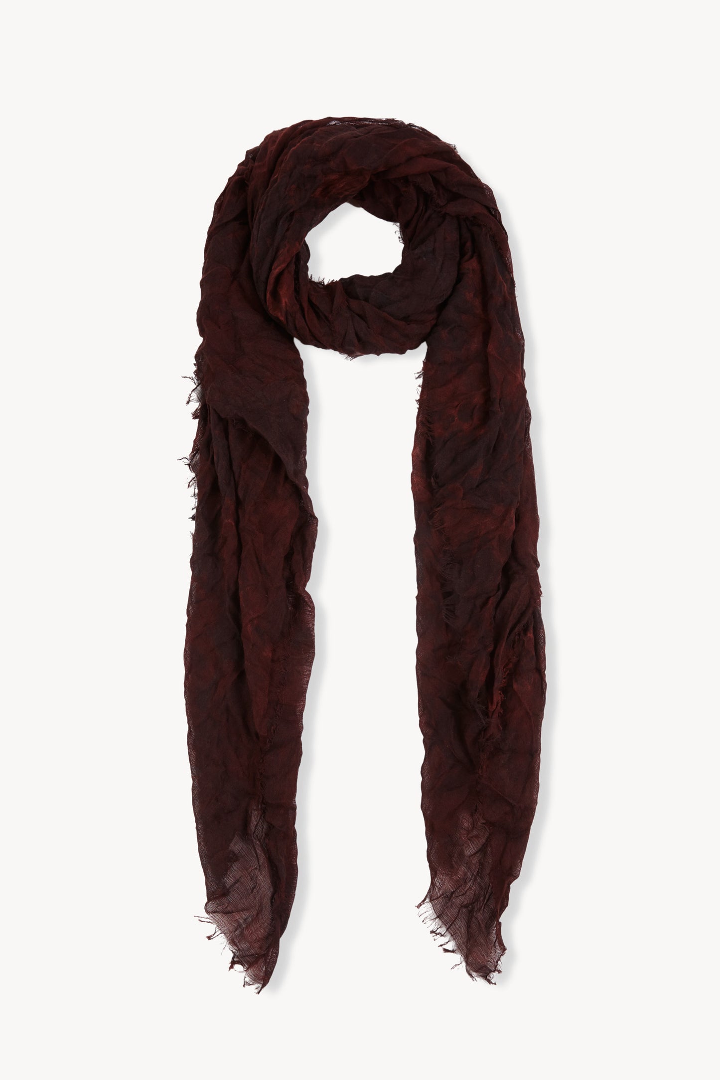 Cuento, foulard maltinto burdeos y azul oscuro