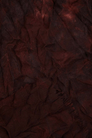 Cuento, burgundy and dark blue foulard